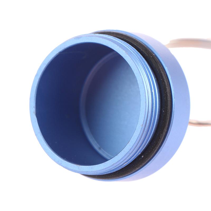 Водонепроницаемый металлический брелок для улицы, портативная бутылочка с лекарствами, первая помощь