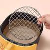 Round Air Fryer Rack Stainless Steel BBQ Net Steam Baking Rack  Home Kitchen Oven Steamer Cooker