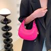 Solid Color Bag For Women New Spring Trend Handbag Fashion Shoulder Bag Fashion Underarm Bag Simple Crossbody Bag
