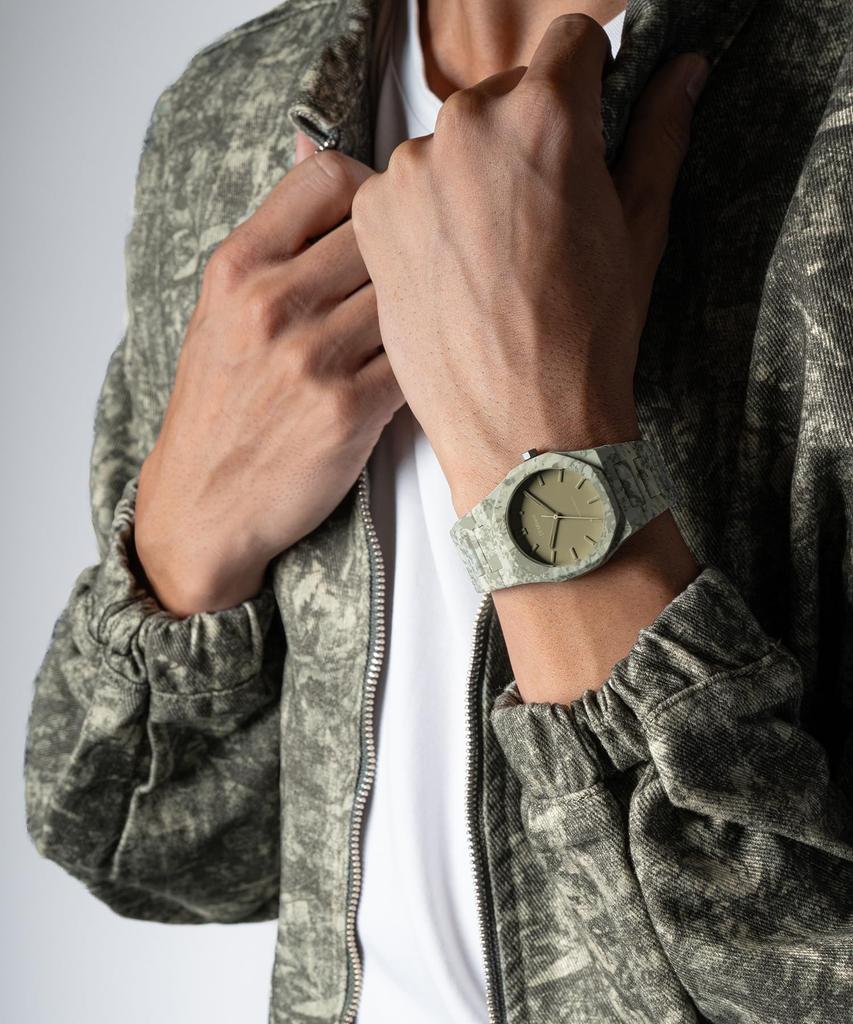 Authorized Distributor D1 Milano Watch Polycarbonate Forest Camo PCBJ38 Green [D1 MILANO] Men's [POLYCARBON] 40.5mm