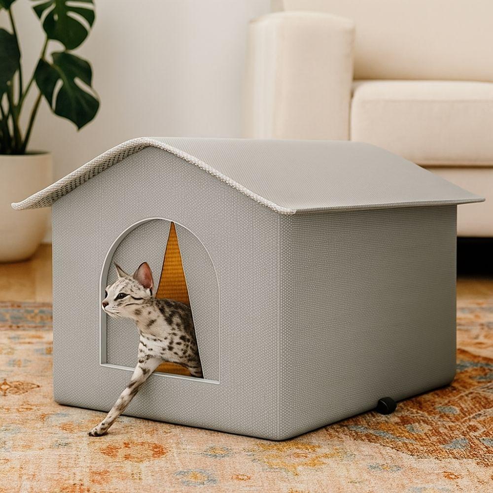 Waterproof Cooling Dog Cave Foldable Outdoor Pet Tent Insulated Cat House Four Seasons