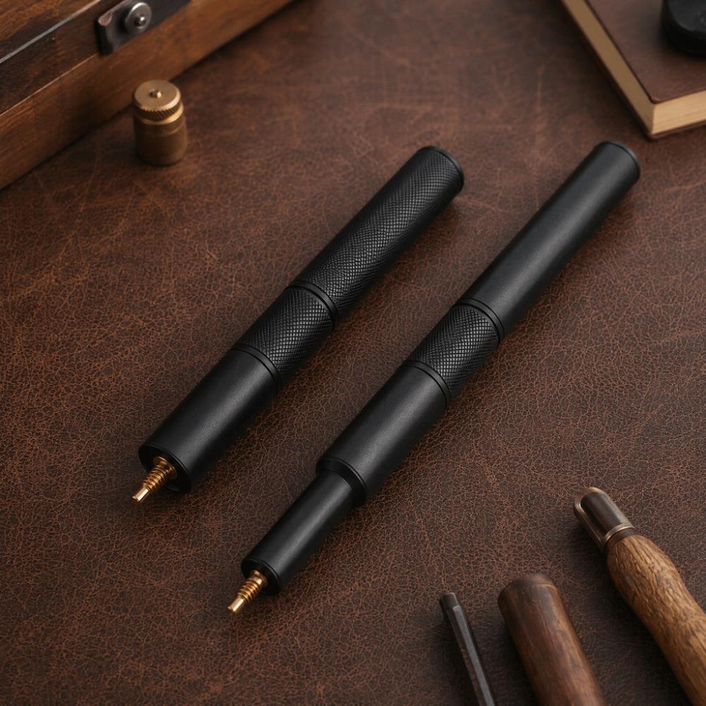 Aluminum Alloy Billiard Extender Threaded Connector Cue Lengthener Telescopic Cue Outdoor Play