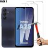 [2 Pieces] Tempered Glass for Samsung Galaxy A25 5G, Transparent Anti-Scratch Screen Protector