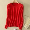 Stylish Women's Cashmere Loose Pullover Crew Neck Knit Sweater For Cozy Winter Wear
