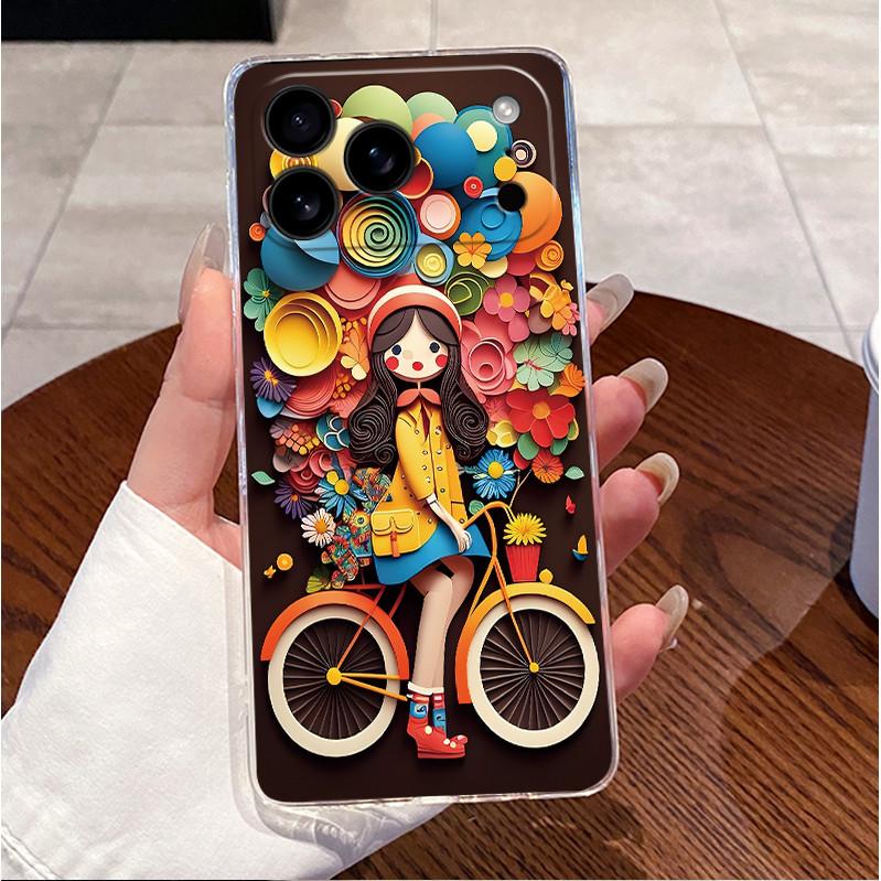Для чехла iPhone 17 Pro Max iphone17 Прозрачный Люксовый Милый Чехол с Кроликом Любовь Мягкий Силиконовый Чехол для Телефона Для iPhone 17Pro Max Air Fundas