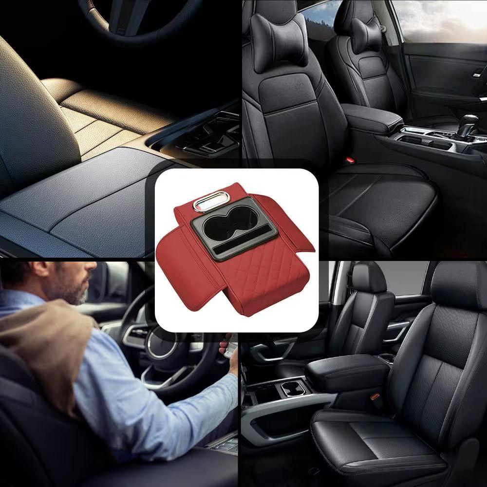 with Cup Holder Armrest Heightening Pad Elbow Support Car Console Console Pillow SUVs