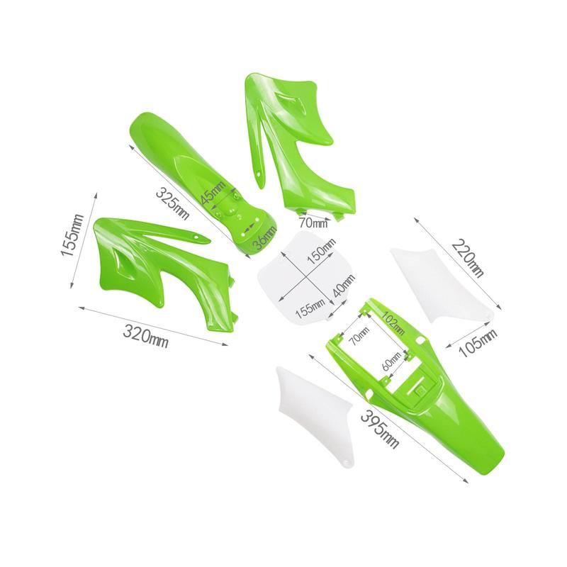 Mudguard Fairing Body Kits High Performance Premium Easy to Install Accessories Replaces for Apollo Mini Dirt Bike 47cc 49cc