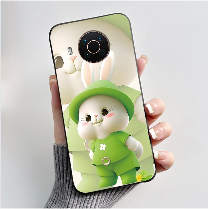 Вирусный черный чехол для Nokia X20/Nokia X10 Модный узор 'Драконьи Родственники' Гелевый чехол для Nokia X100 Ударопрочный мягкий чехол