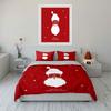 Santa Claus Christmas Design Bedding Duvet Cover Set  (1*Duvet Cover 2*Pillowcases, without duvet insert)