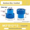 Стандартный алюминиевый накатанный гайка с ручным вращением M3-M10