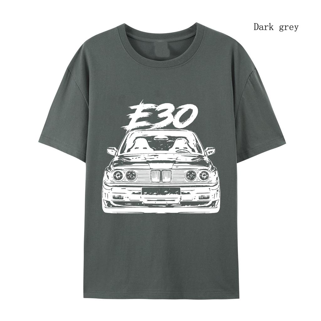 Женская футболка с изображением автомобиля E30 Весна Осень Женская футболка с изображением автомобиля E30 Топы Эстетическая одежда Модная женская футболка с изображением автомобиля E30