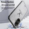 For Xiaomi Poco F7 5G/Redmi Turbo 4 Pro 5G Case Deer Pattern Cloth Texture PU+PC+TPU Phone Cover