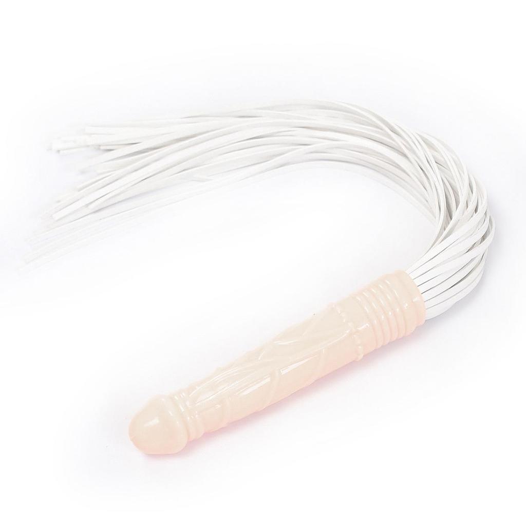 VaHppy Ручка-хлыст-фаллоимитатор 62 см, 160 г, SM-игрушки для взрослых с пенисом, двойного назначения, бахрома, конский хвост, кондиционирование, порка, флирт пары