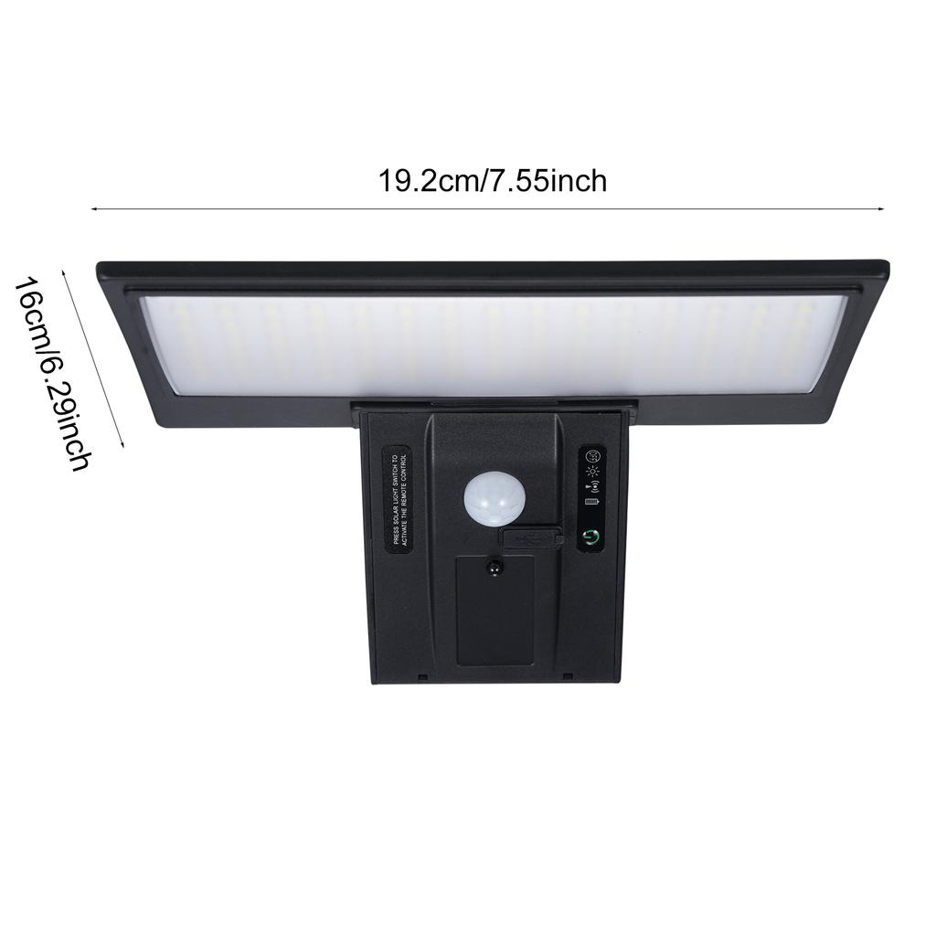 Настенный светильник на солнечных батареях с 90 светодиодами, датчиком движения PIR, 6000K, настенный светильник на солнечных батареях Dust to Dawn