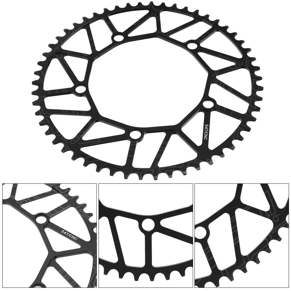     Light   Bike   &amp; Negative Teeth Single Chainring 130BCD Chain Wheel   Accessory(52T )