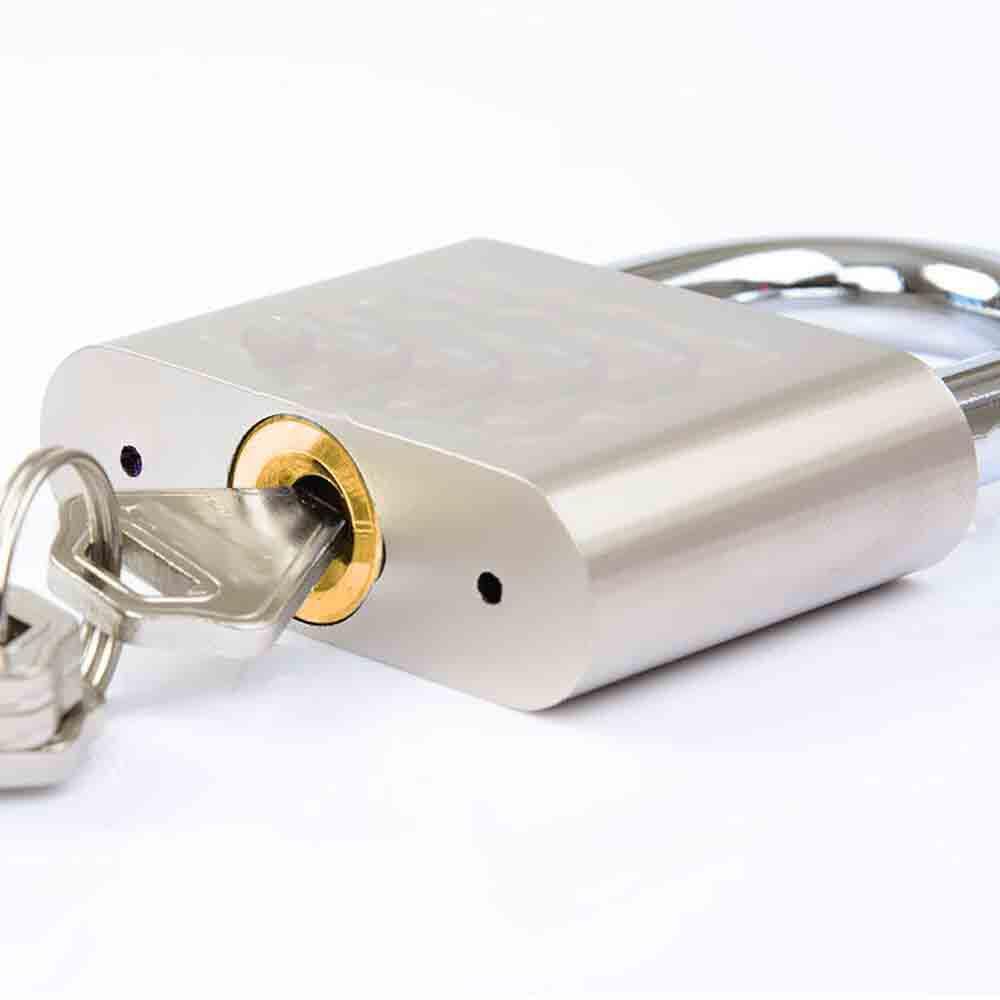 Brass Cylinder Heavy Duty Top Security Padlock 50mm with 3 Keys Imported Lock B08RWBLWGJ