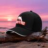 Vibrant Dolphin LOGO Baseball Cap Adjustable Breathable Peaked Cap for Unisex Women Spring Summer Hip Hop Travel Fishing