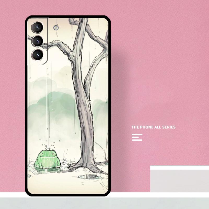 Милый Мультяшный Лягушонок Чехол для Телефона Для Samsung Galaxy S25 S26 Ultra S20 S21 S22 S23 S24 S10 Plus S25 FE Чехол