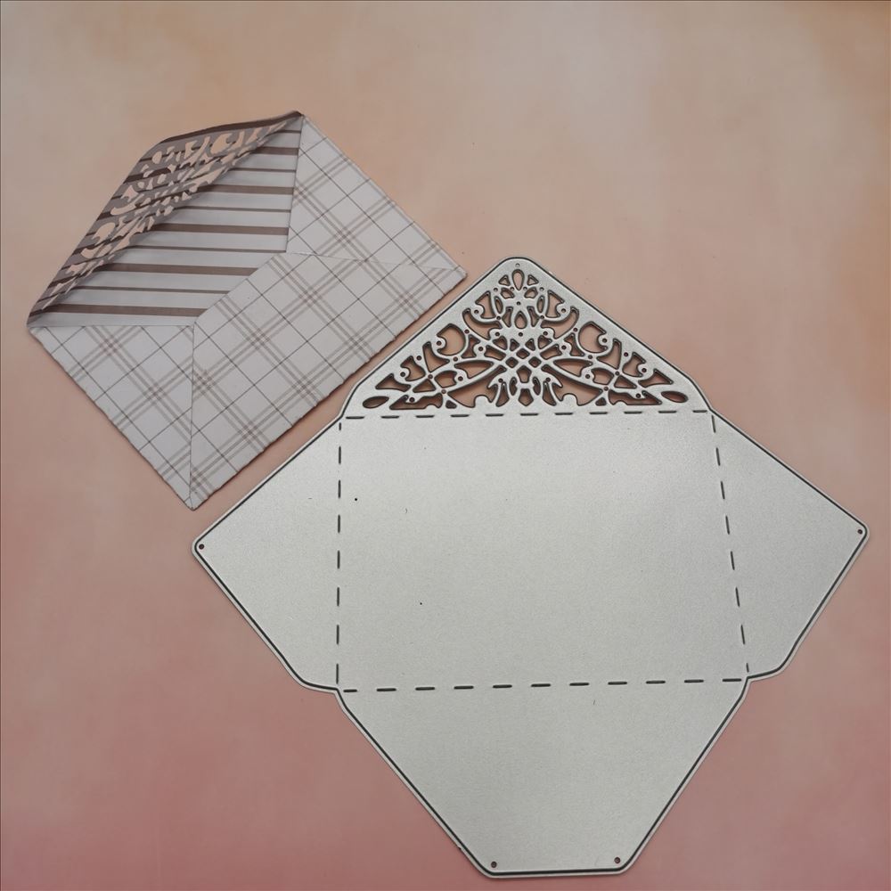 Конверт в форме приглашения, дизайн-шаблон, трафарет для резки металла для DIY, скрапбукинг, альбом, фототиснение, бумажная карта, ремесленный декор