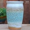 Large Yixing Ceramic Flower Pot: Nine-Tailed Fox Design, Breathable Jar for Green Plants and Flowers