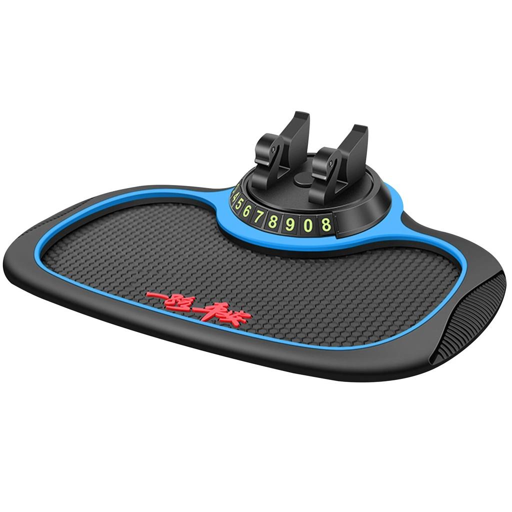 3 в 1 противоскользящий автомобильный держатель для телефона, коврик с парковочным номером, автомобильный коврик для приборной панели, органайзер для приборной панели автомобиля, аксессуар для салона автомобиля