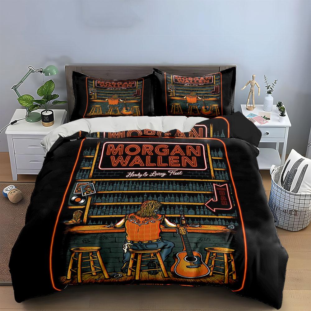 Country Bar Style Bedding Set Bedding Duvet Cover Set Duvet Cover Pillowcases (1*Duvet Cover 2*Pillowcases, without duvet insert)