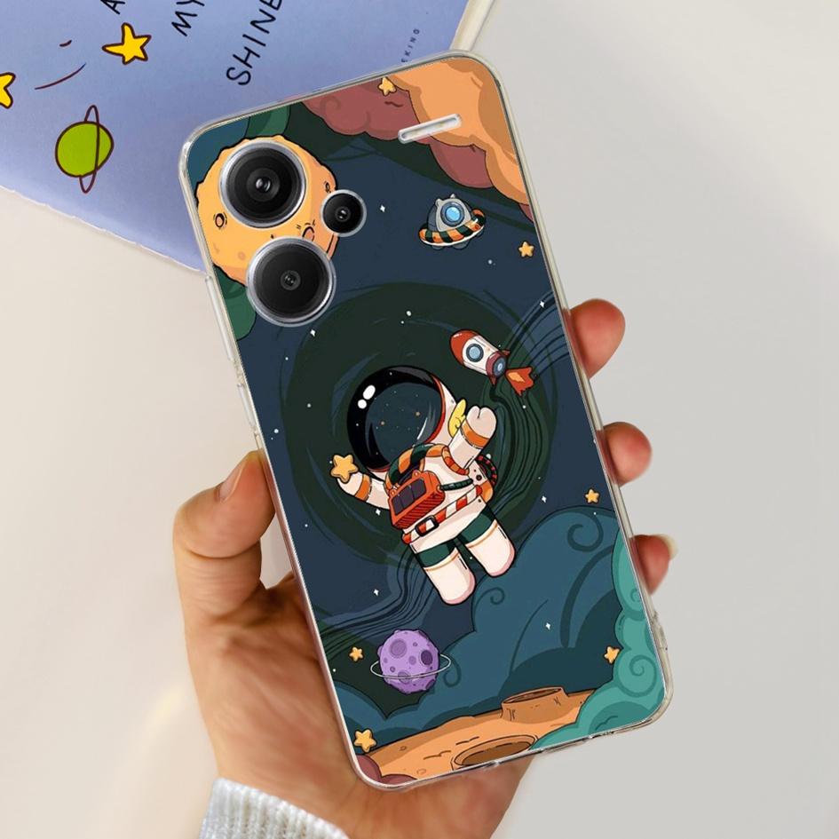For Xiaomi Redmi Note 13 5G Case Luxury Marble Transparent Phone Cover For Redmi Note 13 Pro Plus Funda on Note 13 Pro 5G Bumper