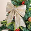 Exquisite Christmas Sparkling  Bow Cloth Christmas Tree Pendant  Wedding Party Supplies