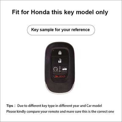 Силиконовый чехол для ключей с 5 кнопками, автоаксессуары для HONDA CIVIC Accord Vezel Pilot Freed CRV