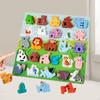 Wooden Alphabet Puzzle Abc Letter Animals Puzzles Enlightenment Building Blocks Montessori