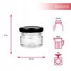 50x JAR 30ML WITH A LID HONEY JAM SPICES GIFT WEDDING HERBS PRESERVES