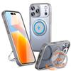 For iPhone 17 Pro Max Case Compatible with MagSafe TPU+PC Kickstand Phone Cover
