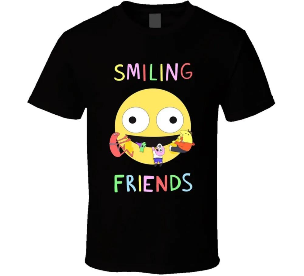 Телешоу Smiling Friends Хлопковая Унисекс Футболка с Коротким Рукавом Все Размеры S-5XL VN2044 Унисекс Футболка