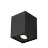 GAMA-8010E Square Aluminum Ceiling Light GU10 35W Black