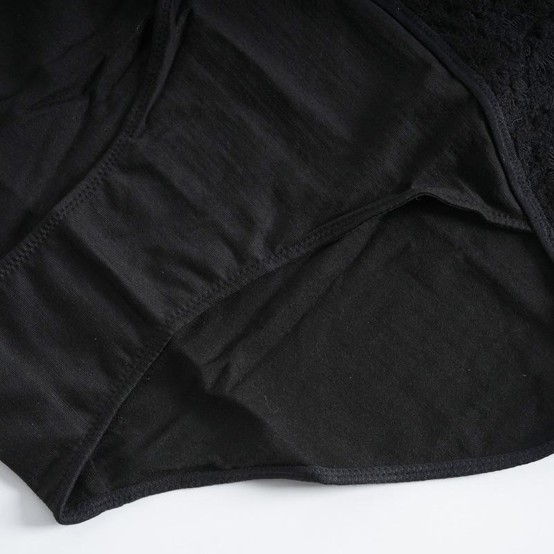 NEIWAI Women's Lace Embroidered Mid Waist Underwear
