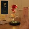 1pc Hot LED Enchanted Galaxy Rose Eternal Beauty Rose With Fairy Lights In Dome for Valentine's Day Wedding Party Mother's Day