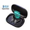 Наушники с открытым ухом Bluetooth 5.4 Наушники с заушиной HiFi Стерео Беспроводные гарнитуры Светодиодный дисплей Сенсорные Спортивные наушники