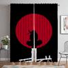 Элегантные шторы для комнаты для камеры Наруто, украшения на Хэллоуин, шторы от комаров, 2 шт., затемняющие шторы, перегородки