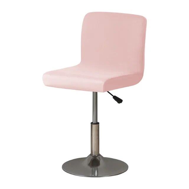 Эластичный однотонный короткий чехол на заднюю панель из спандекса, чехол на барный стул, безрукий чехол на сиденье для стула для отеля, банкета, чехлы на стул для гостиной