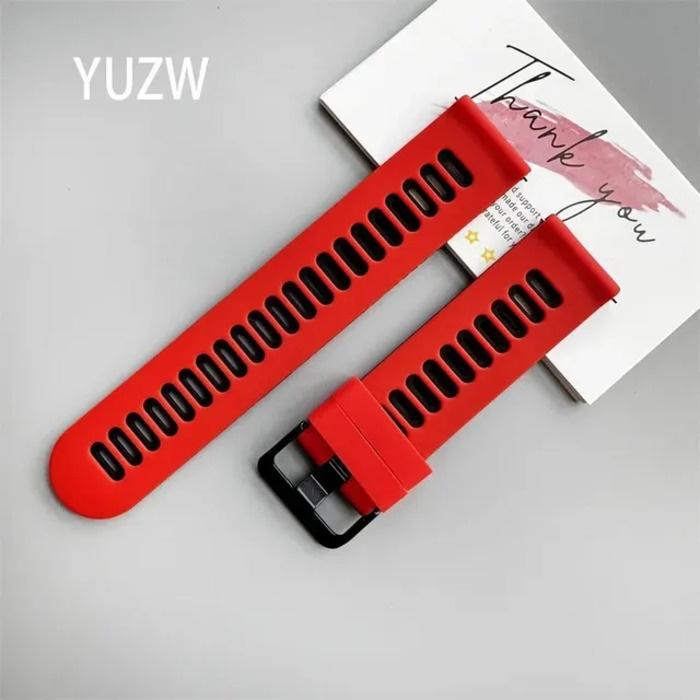 Ремешок для часов 20 мм для Garmin Vivoactive 5 3/Venu 2 Plus/SQ/Vivomove Trend/Forerunner 245 645, музыкальный спортивный силиконовый умный браслет