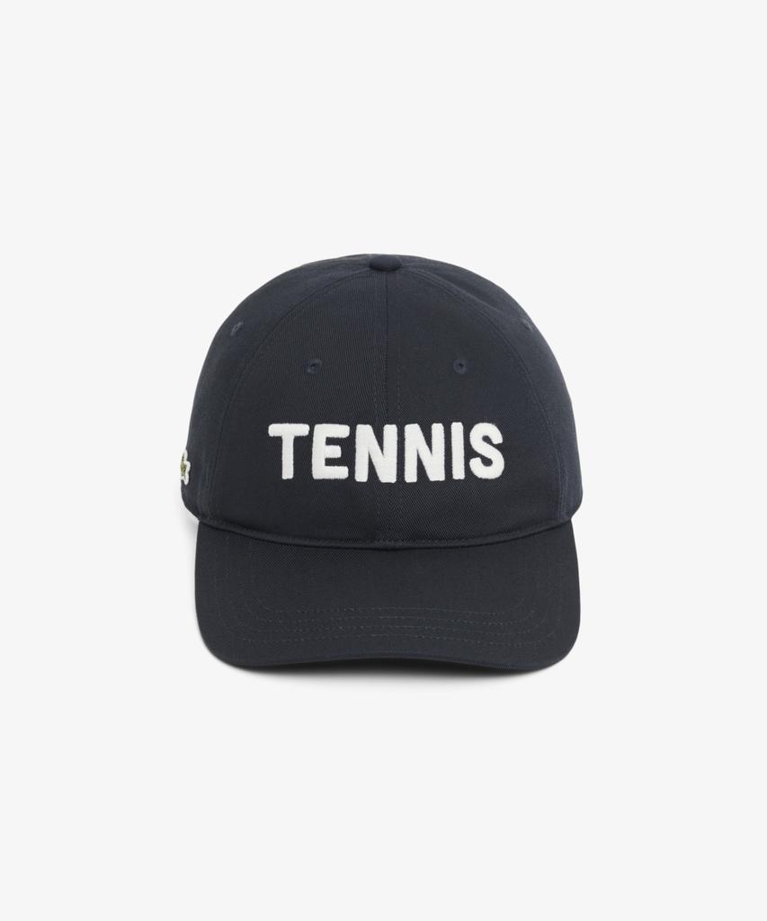 LACOSTE Унисекс Кепка с вышивкой букв и мячом для тенниса Rk2634-56G 7Xi