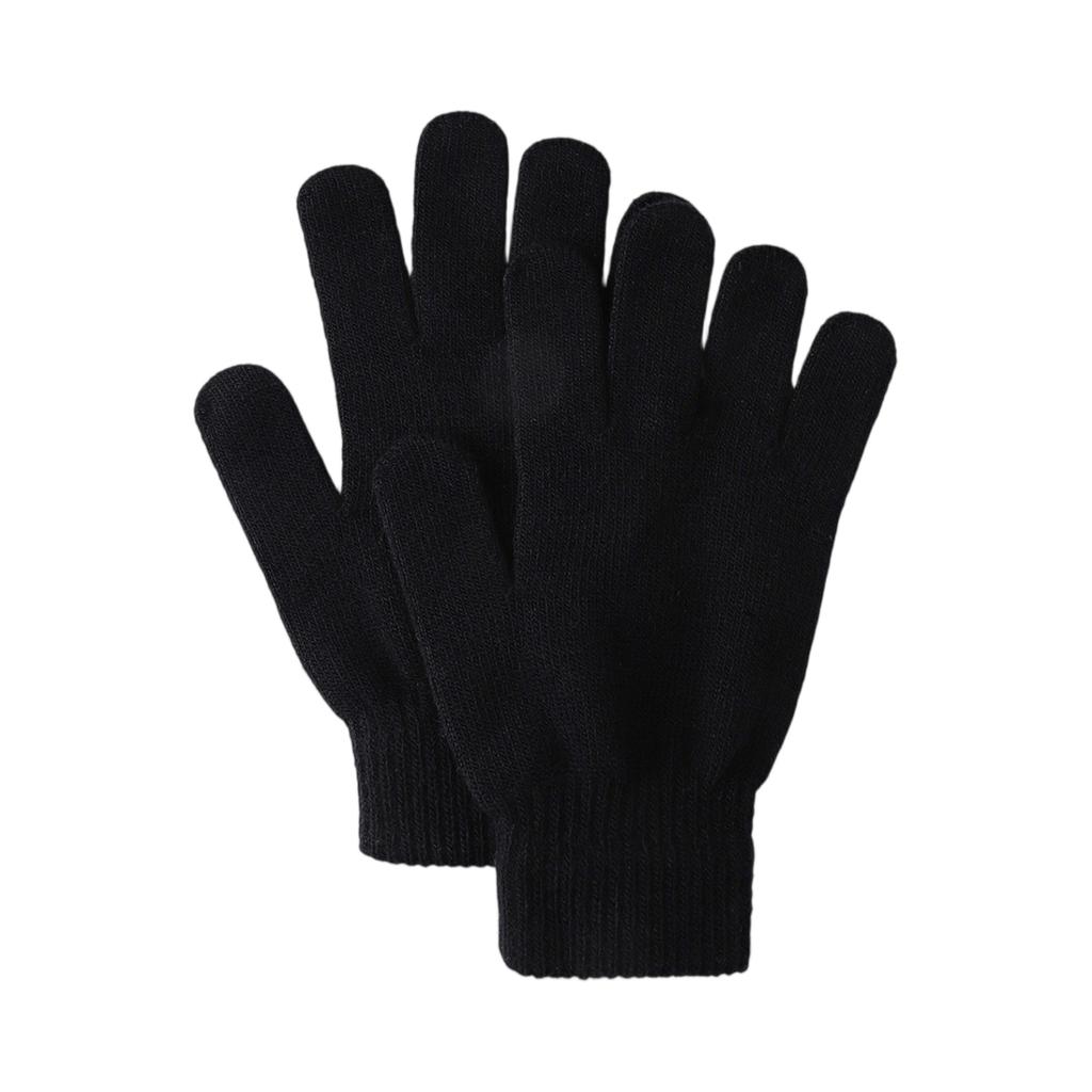 Warm Solid Color Gloves, Cold Resistant Knitted Gloves, Unisex Cycling Gloves