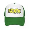 Nofx Punk Band Logo Accessories Foam Mesh Trucker Hat Summer Breathable Rock Music Meshback Baseball Cap Sturdy Adjustbale