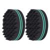 2pcs Small Holes Sponge Brush Curl Twist Hair Sponge Double Sided Comb Twist Hair Wave Brush
