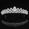 Великолепная хрустальная свадебная тиара, корона, повязки на голову для невесты, женские головные уборы для девочек, украшения для выпускного вечера, свадебные украшения для головы, аксессуары