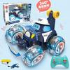 Panda Remote Control Stunt Car Children'S Electric Toy Car, Rechargeable Multi-Function 360-Degree Rotating Dump Car