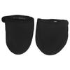 1 пара полуоберточных чехлов для велообуви, водонепроницаемые, ветрозащитные, нескользящие, аксессуар для езды, черные(L XL для 39 45 )
