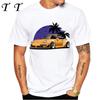 New Summer Men Short Sleeve RWB 997 Manga Style It All Starts With A Dream Car Classic T-Shirt Hip Hop Boy White Casual Tees