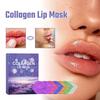 Пластырь для губ нежно питает и увлажняет кожу вокруг губ, очищает кератин, пластырь для губ, коллагеновая маска для восстановления морщин на губах, 6 шт., 2 мл