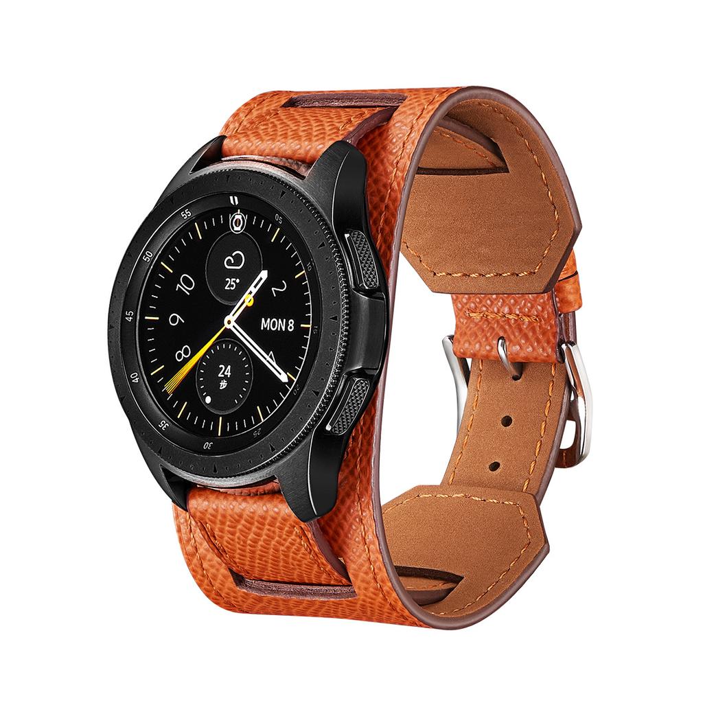 22 мм 20 мм Премиальный кожаный ремешок для Samsung Watch 7 6 5 4 Браслет Ремень для Huawei Watch 4/GT5-4-3-2 Pro Amazfit Bip 6/5 GTR 4 Ремешок